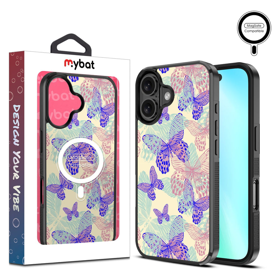 MyBat Design Lab Series MagSafe Case for Apple iPhone 16 - Butterflies
