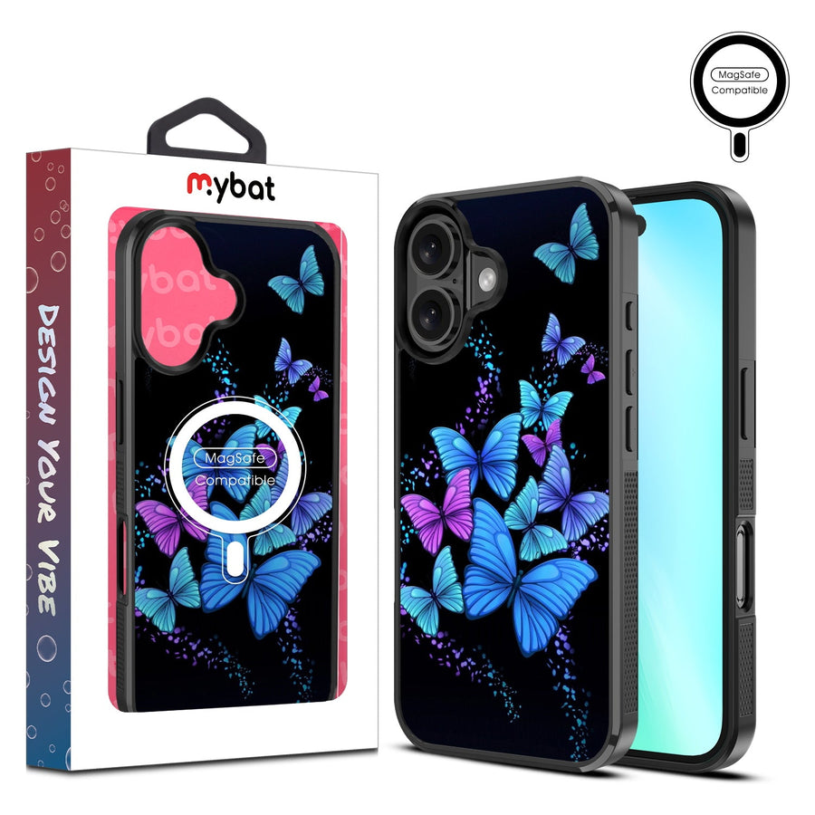 MyBat Design Lab Series MagSafe Case for Apple iPhone 16 - Butterfly Night