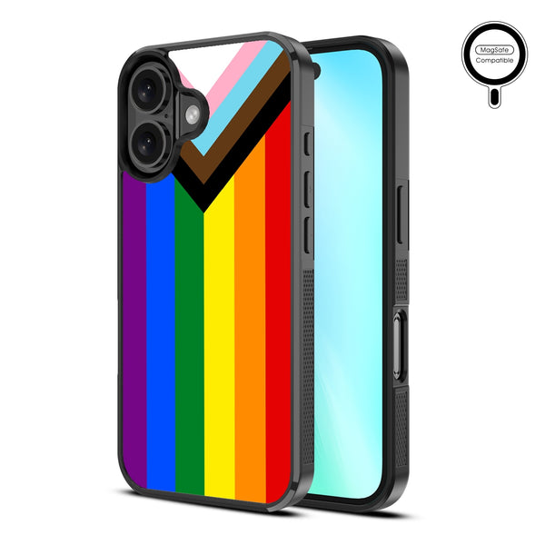 MyBat Design Lab Series MagSafe Case for Apple iPhone 16 - LGBTQ+ Flag - MIP16CSLESMSM034-2.jpg