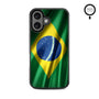MyBat Design Lab Series MagSafe Case for Apple iPhone 16 - Brazilian Flag