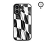 MyBat Design Lab Series MagSafe Case for Apple iPhone 16 - Racing Flag