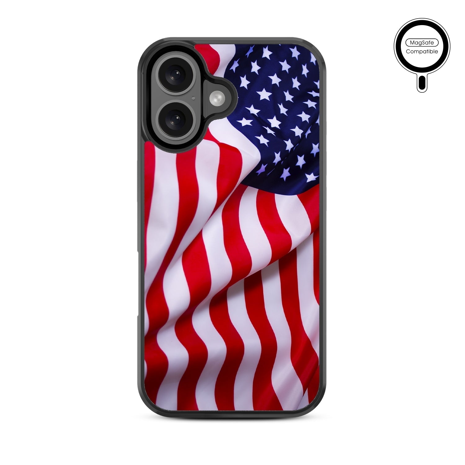 MyBat Design Lab Series MagSafe Case for Apple iPhone 16 - Stars & Stripes