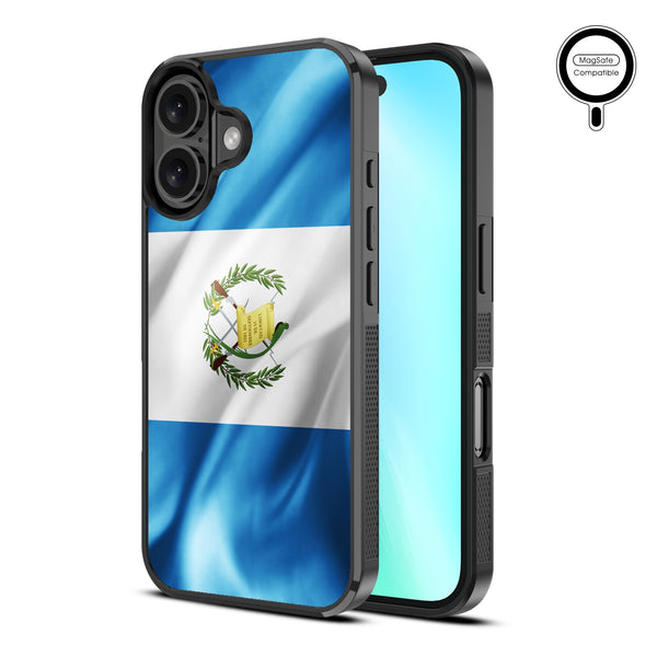 MyBat Design Lab Series MagSafe Case for Apple iPhone 16 - Guatemalan Flag - MIP16CSLESMSM045-2.jpg