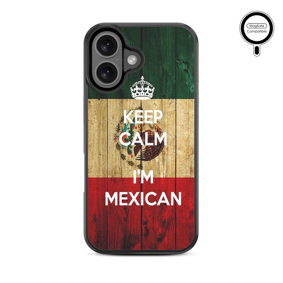 MyBat Design Lab Series MagSafe Case for Apple iPhone 16 - Keep Calm, I'm Mexican