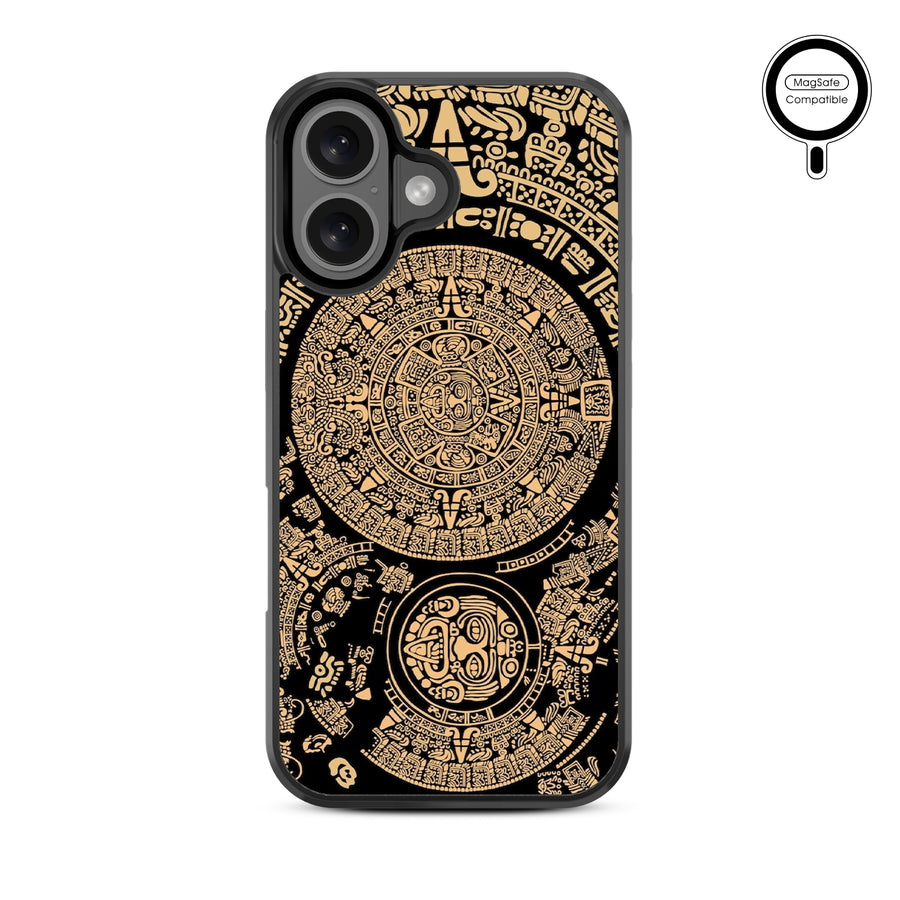 MyBat Design Lab Series MagSafe Case for Apple iPhone 16 - Mayan Calendar - MIP16CSLESMSM052-3.jpg
