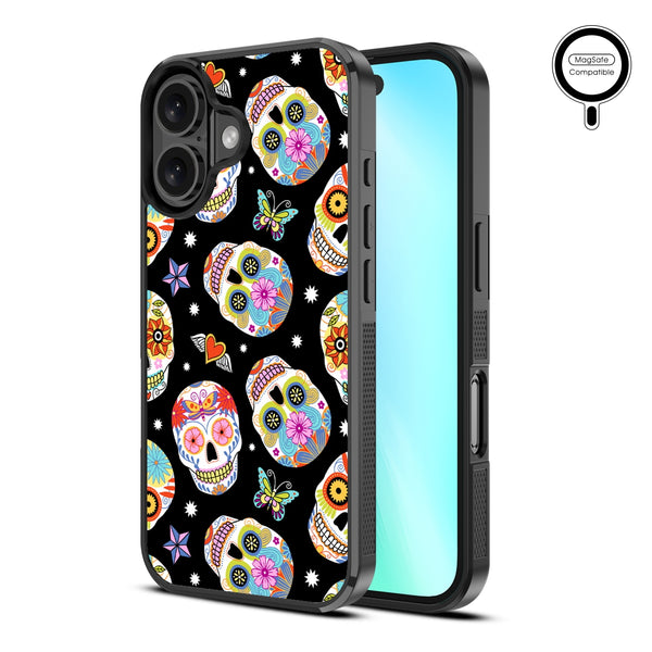 MyBat Design Lab Series MagSafe Case for Apple iPhone 16 - Day of the Dead - MIP16CSLESMSM056-2.jpg