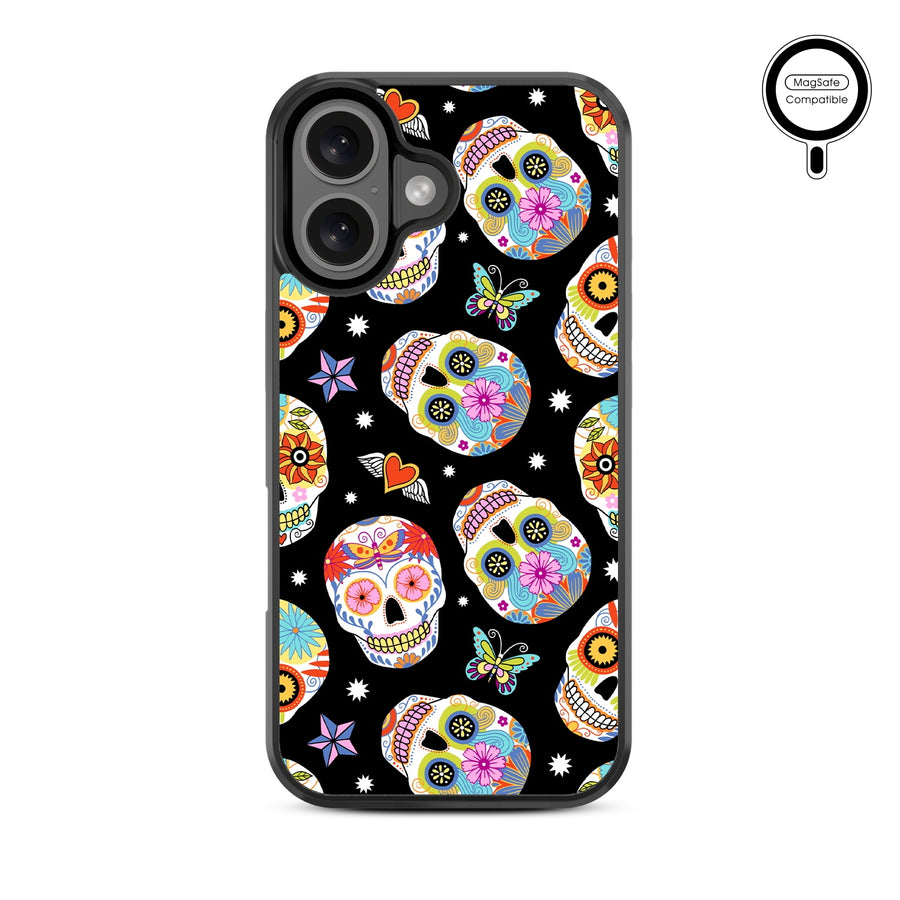 MyBat Design Lab Series MagSafe Case for Apple iPhone 16 - Day of the Dead - MIP16CSLESMSM056-3.jpg