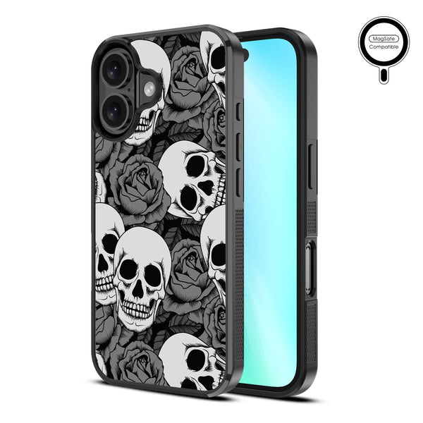 MyBat Design Lab Series MagSafe Case for Apple iPhone 16 - Skull Garden - MIP16CSLESMSM081-2.jpg