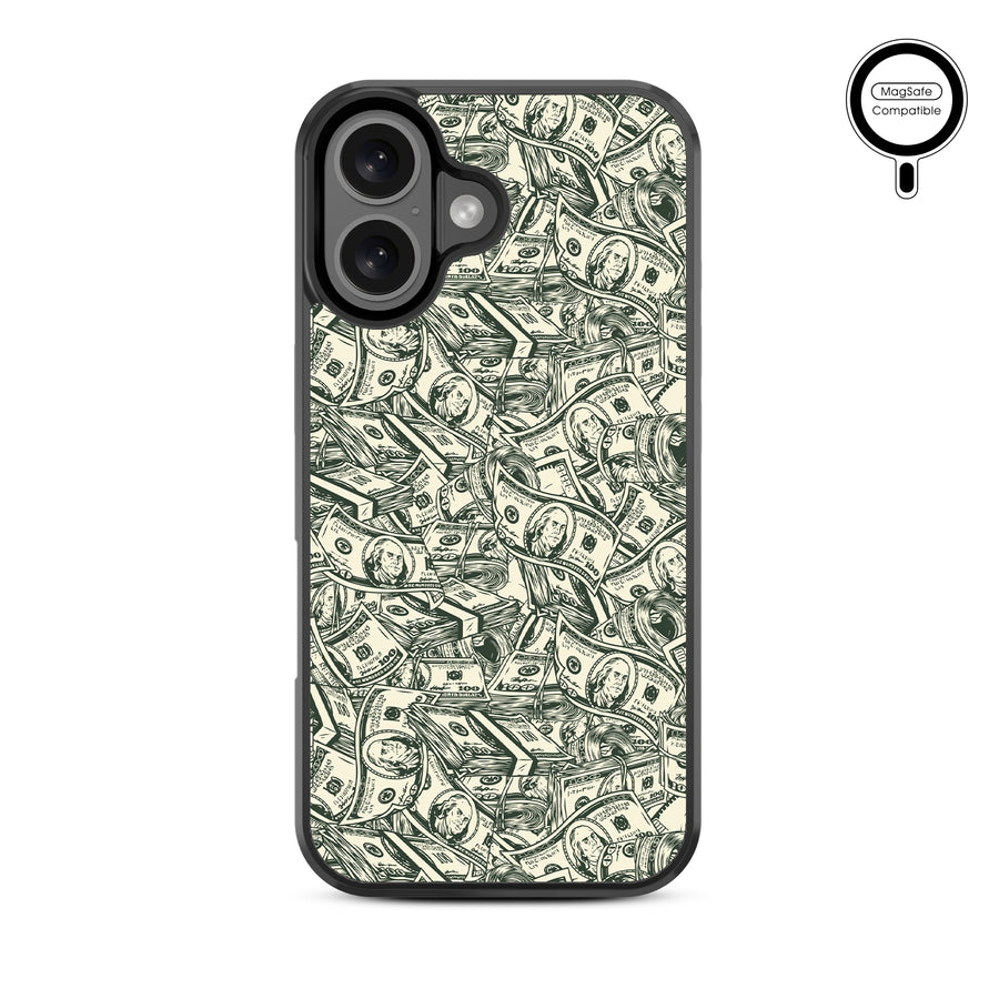 MyBat Design Lab Series MagSafe Case for Apple iPhone 16 - Money Stack - MIP16CSLESMSM082-3.jpg