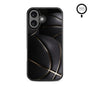 MyBat Design Lab Series MagSafe Case for Apple iPhone 16 - Black Basketballs
