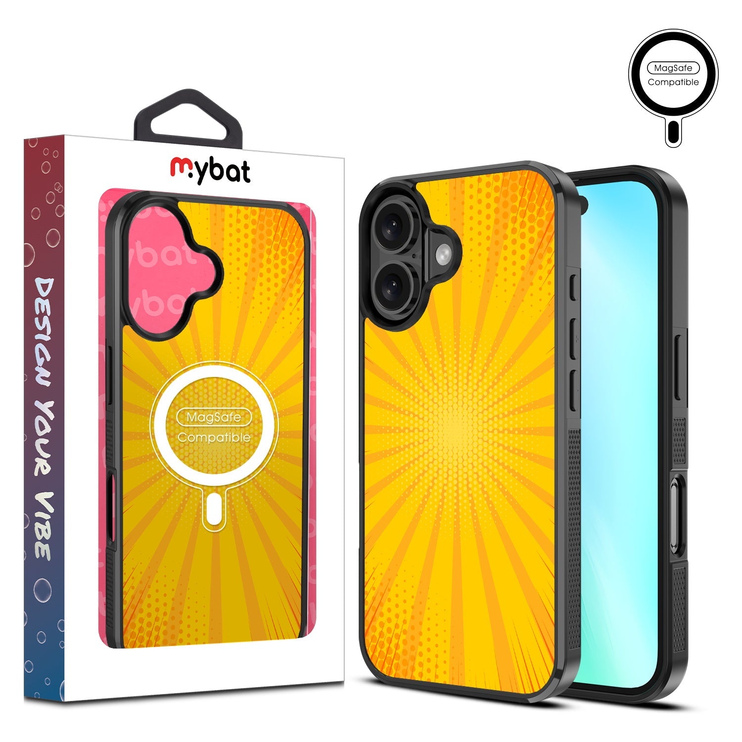 MyBat Design Lab Series MagSafe Case for Apple iPhone 16 - Pop Art