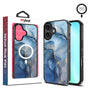 MyBat Design Lab Series MagSafe Case for Apple iPhone 16 - Blue Marble