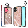 MyBat Design Lab Series MagSafe Case for Apple iPhone 16 - Pink Marble - MIP16CSLESMSM107-1.jpg