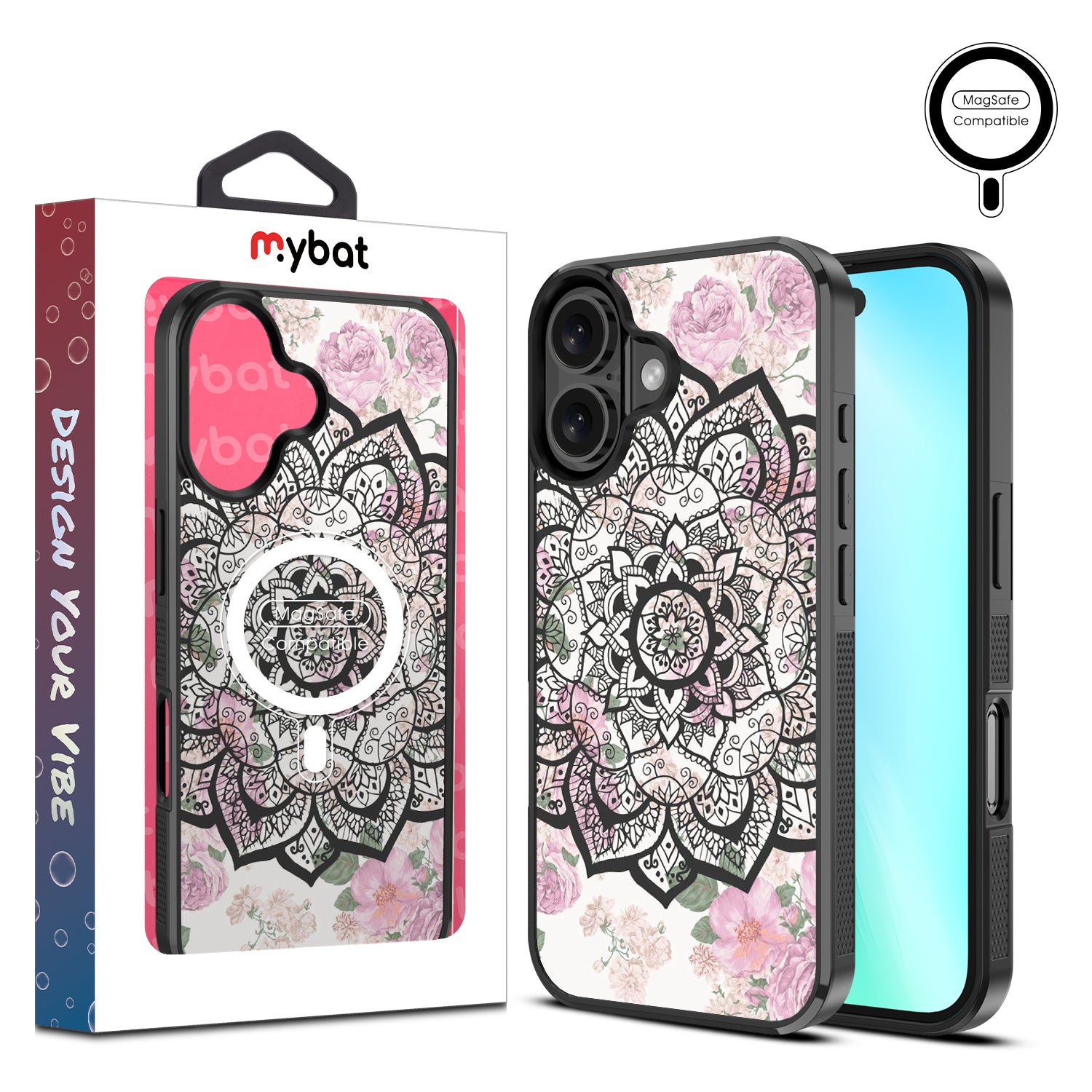 MyBat Design Lab Series MagSafe Case for Apple iPhone 16 - Mandala