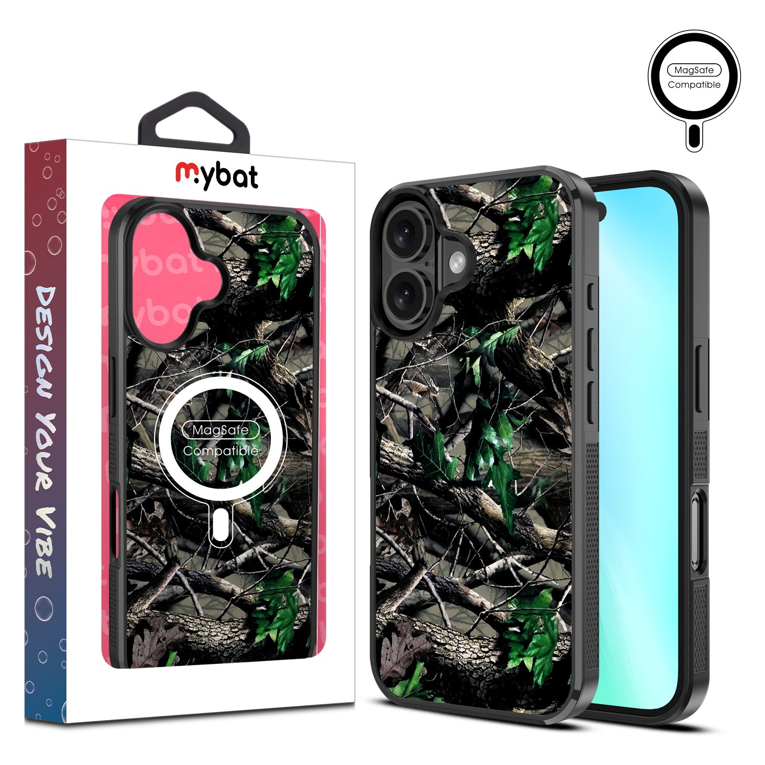 MyBat Design Lab Series MagSafe Case for Apple iPhone 16 - Real Tree