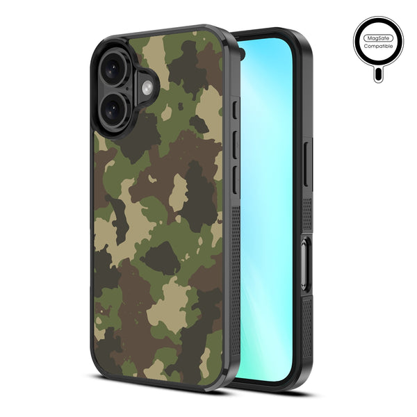 MyBat Design Lab Series MagSafe Case for Apple iPhone 16 - Army Camouflage - MIP16CSLESMSM120-2.jpg