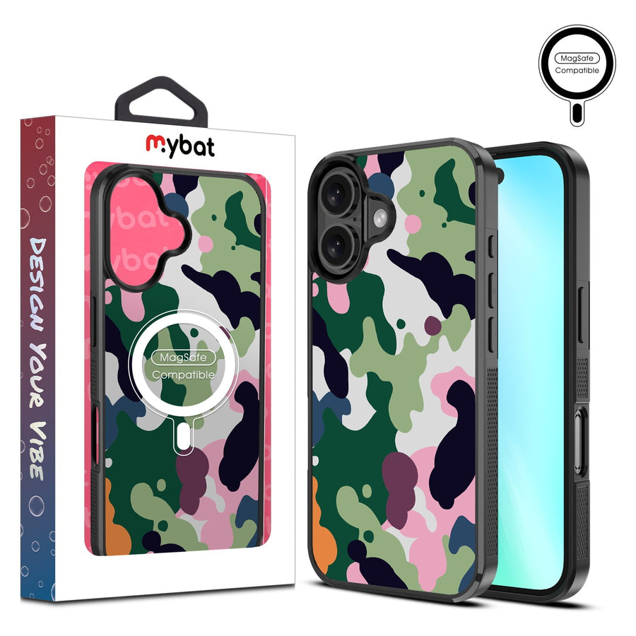 MyBat Design Lab Series MagSafe Case for Apple iPhone 16 - Multicolor Camouflage