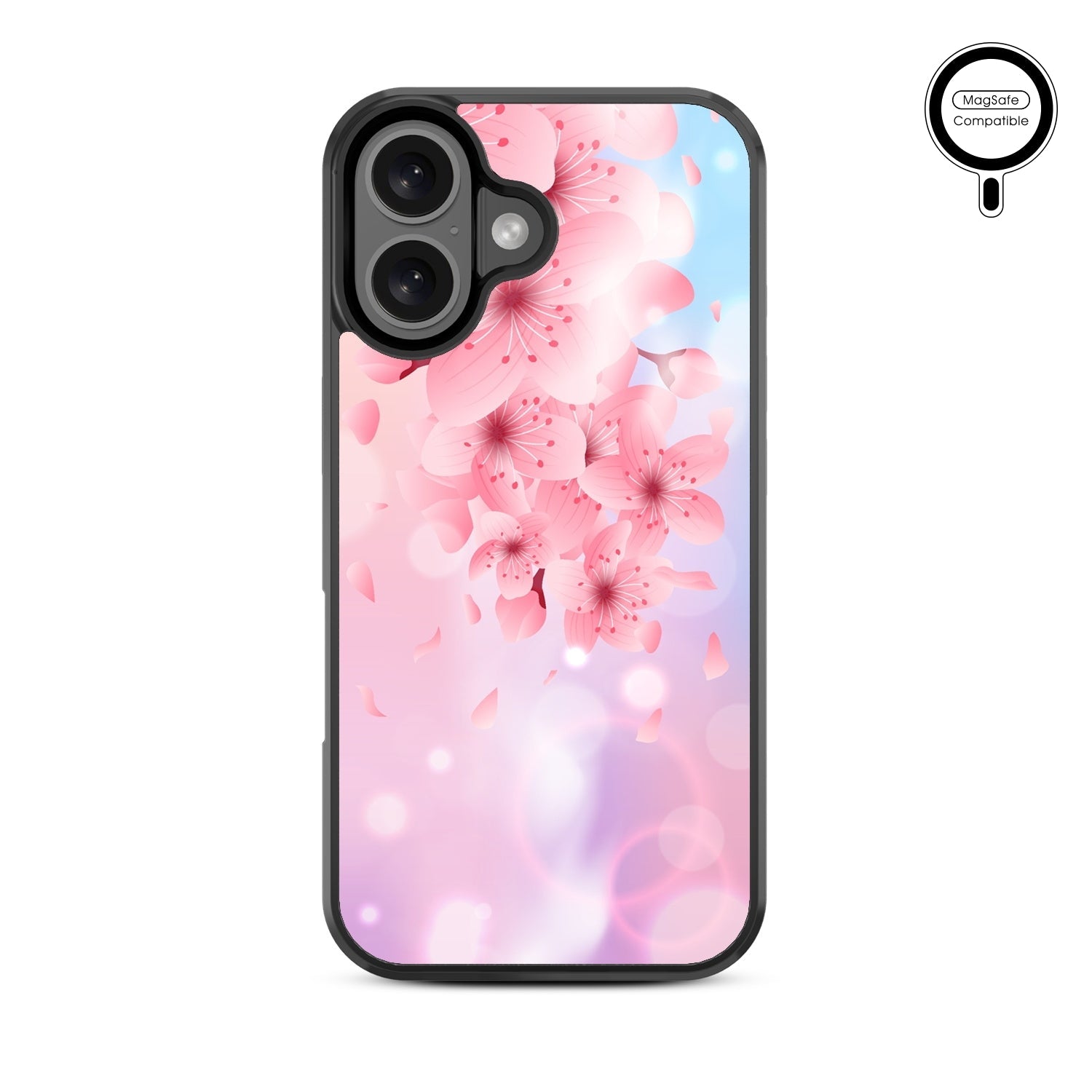 MyBat Design Lab Series MagSafe Case for Apple iPhone 16 - Cherry Blossoms