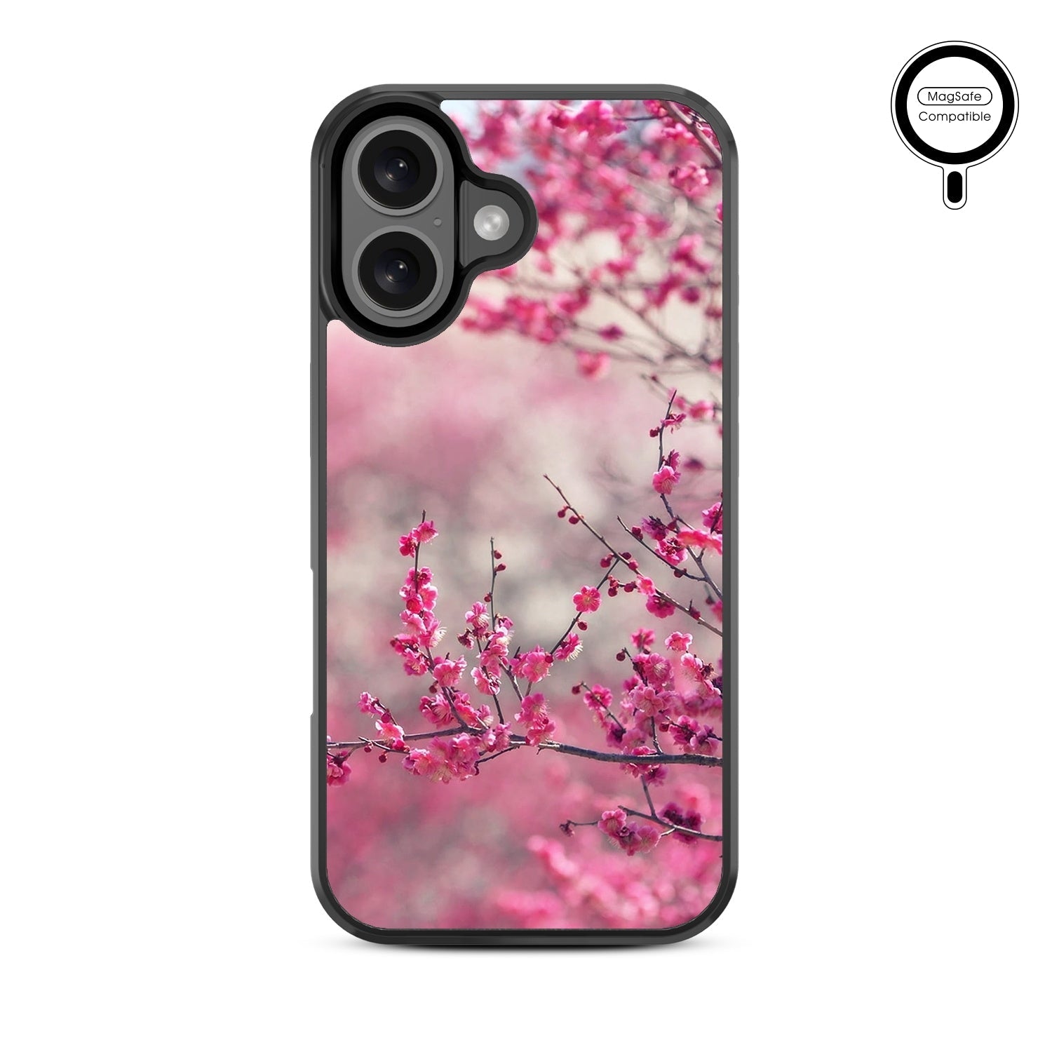 MyBat Design Lab Series MagSafe Case for Apple iPhone 16 - Sakura Blooms