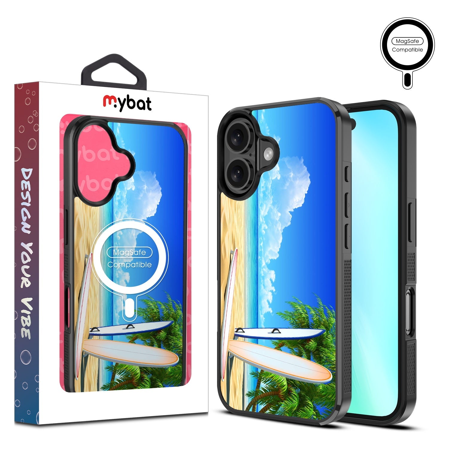 MyBat Design Lab Series MagSafe Case for Apple iPhone 16 - Surf's Up