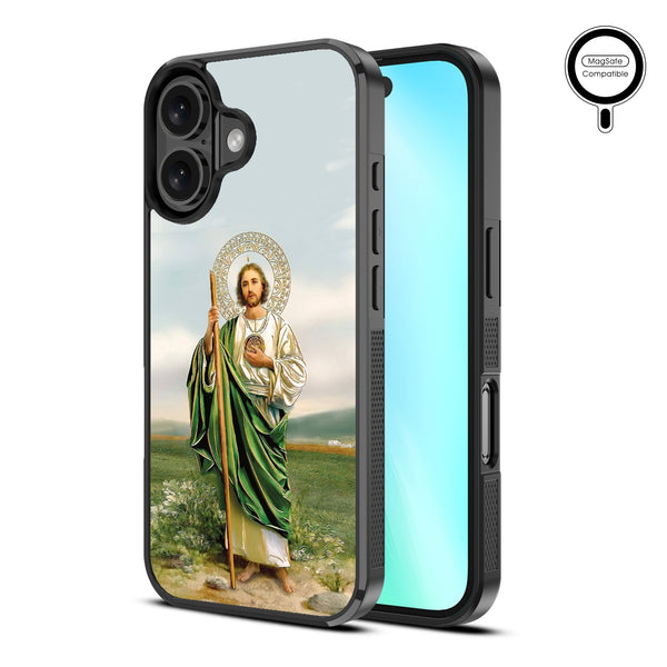 MyBat Design Lab Series MagSafe Case for Apple iPhone 16 - Saint Judas - MIP16CSLESMSM138-2.jpg
