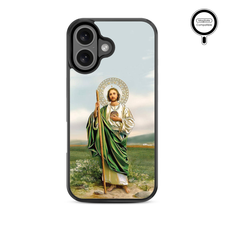 MyBat Design Lab Series MagSafe Case for Apple iPhone 16 - Saint Judas - MIP16CSLESMSM138-3.jpg