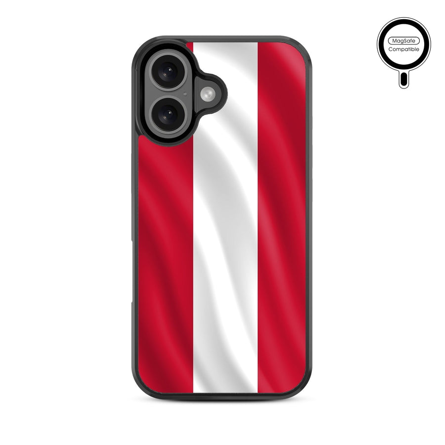 MyBat Design Lab Series MagSafe Case for Apple iPhone 16 - Austria Flag