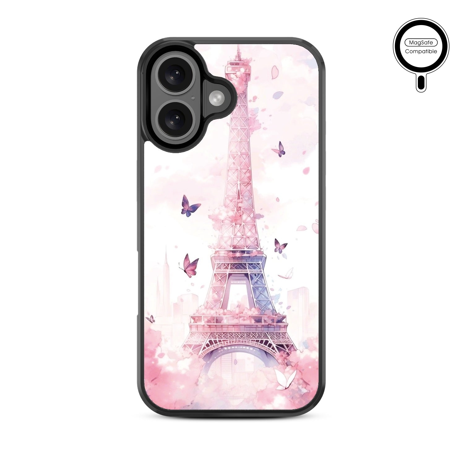 MyBat Design Lab Series MagSafe Case for Apple iPhone 16 - Parisian Butterflies