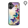 MyBat Design Lab Series MagSafe Case for Apple iPhone 16 - Rainbow Butterflies