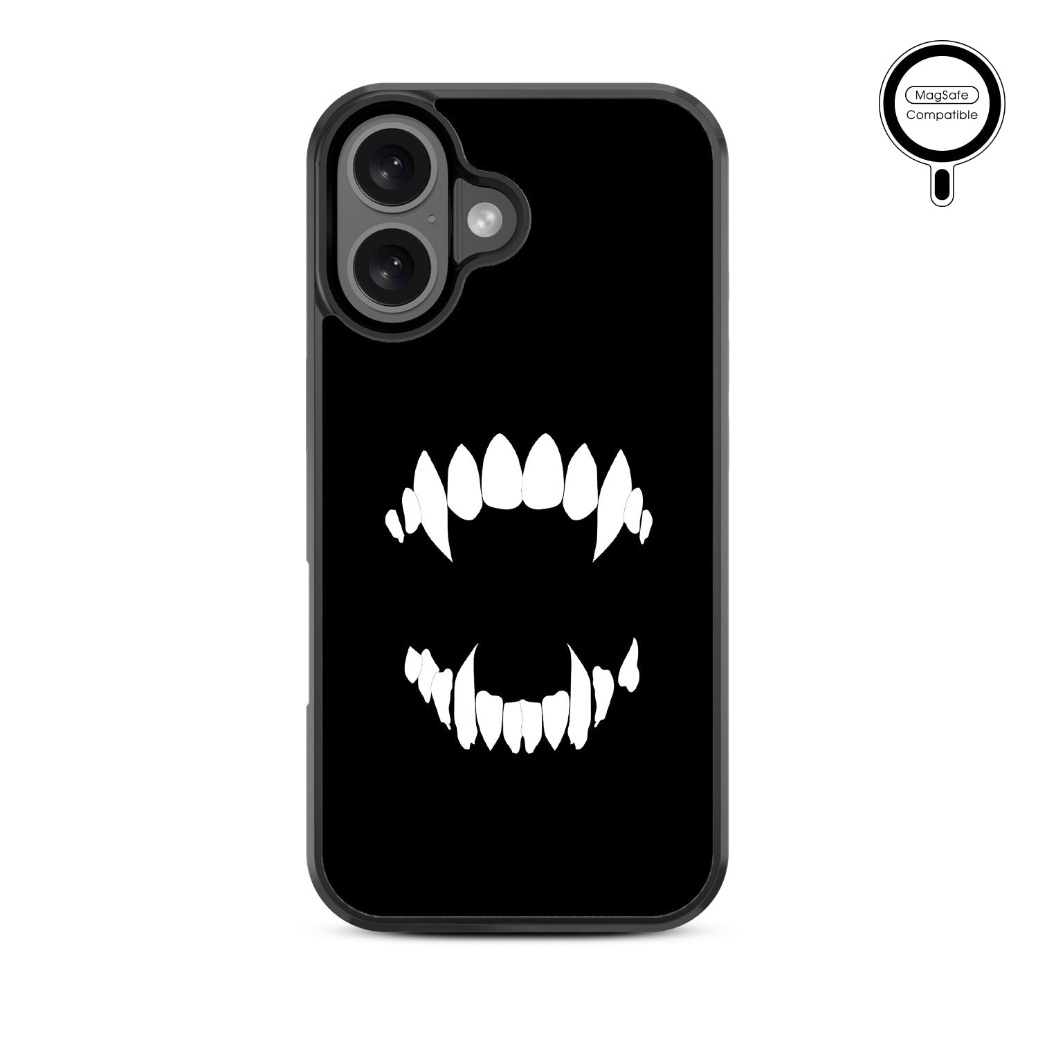 MyBat Design Lab Series MagSafe Case for Apple iPhone 16 - Vampire Fangs