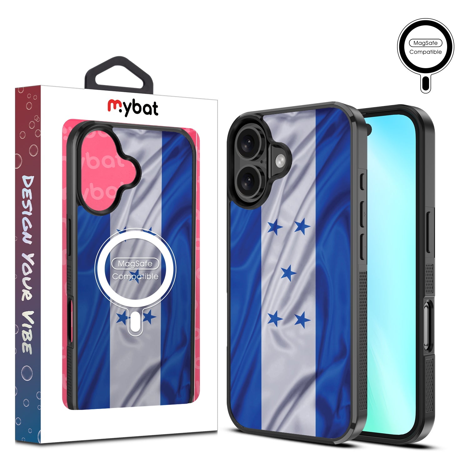 MyBat Design Lab Series MagSafe Case for Apple iPhone 16 - Honduras Flag