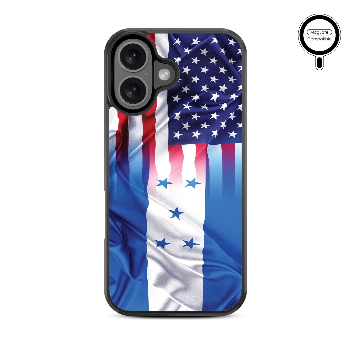 MyBat Design Lab Series MagSafe Case for Apple iPhone 16 - Honduras-USA Flag