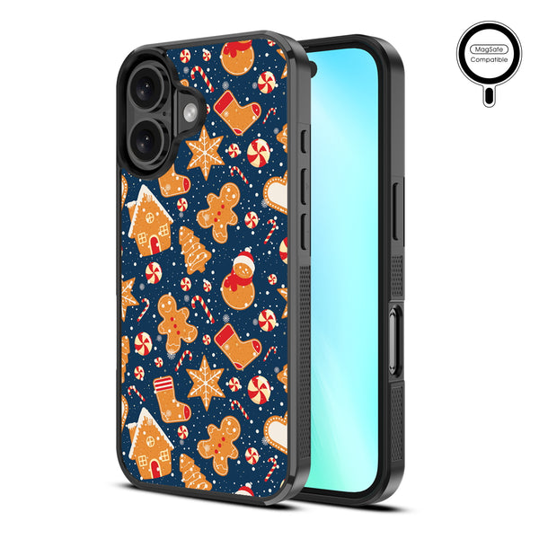 MyBat Design Lab Series MagSafe Case for Apple iPhone 16 - Gingerbread Cookies - MIP16CSLESMSM273-2.jpg