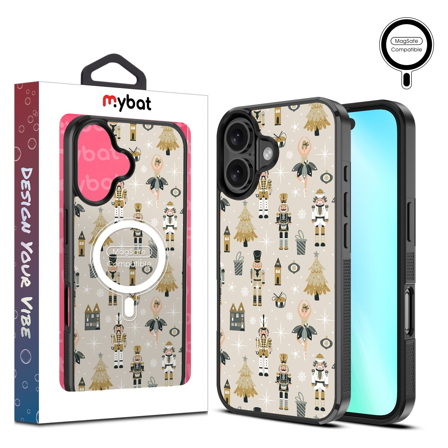 MyBat Design Lab Series MagSafe Case for Apple iPhone 16 - Nutcracker