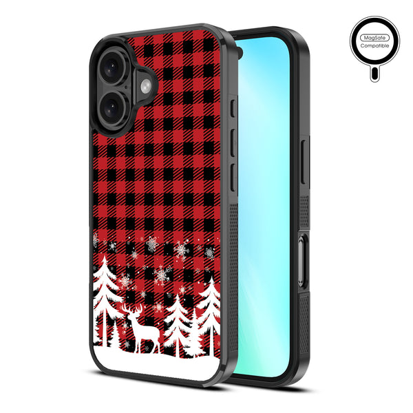 MyBat Design Lab Series MagSafe Case for Apple iPhone 16 - Reindeer Flannel - MIP16CSLESMSM276-2.jpg