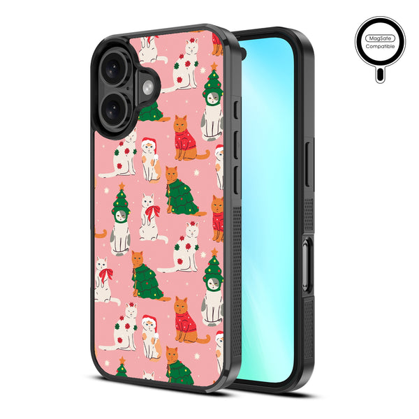 MyBat Design Lab Series MagSafe Case for Apple iPhone 16 - Meowy Christmas - MIP16CSLESMSM286-2.jpg
