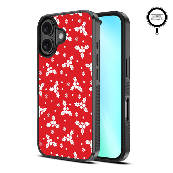MyBat Design Lab Series MagSafe Case for Apple iPhone 16 - Merry Mistletoe - MIP16CSLESMSM290-2.jpg