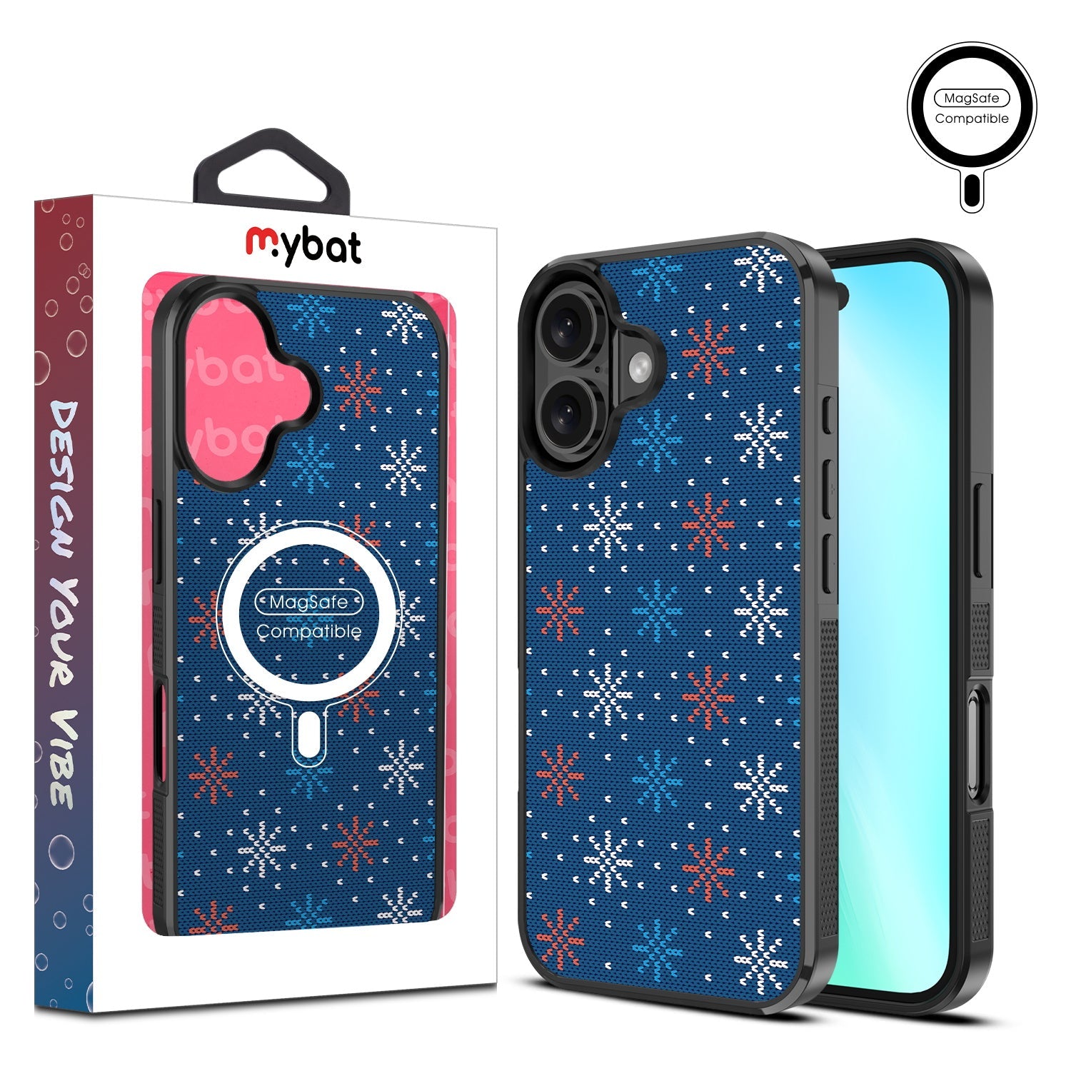 MyBat Design Lab Series MagSafe Case for Apple iPhone 16 - Winter Sweater