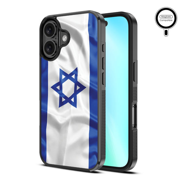 MyBat Design Lab Series MagSafe Case for Apple iPhone 16 - Israel Flag - MIP16CSLESMSM308-2.jpg