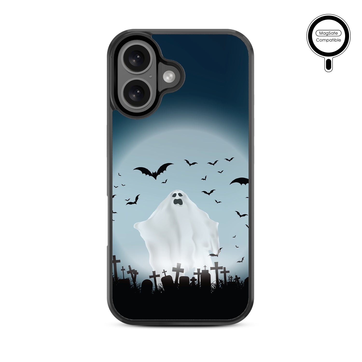 MyBat Design Lab Series MagSafe Case for Apple iPhone 16 - Graveyard Ghost
