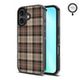 MyBat Design Lab Series MagSafe Case for Apple iPhone 16 - Mocha Flannel - MIP16CSLESMSM431-2.jpg