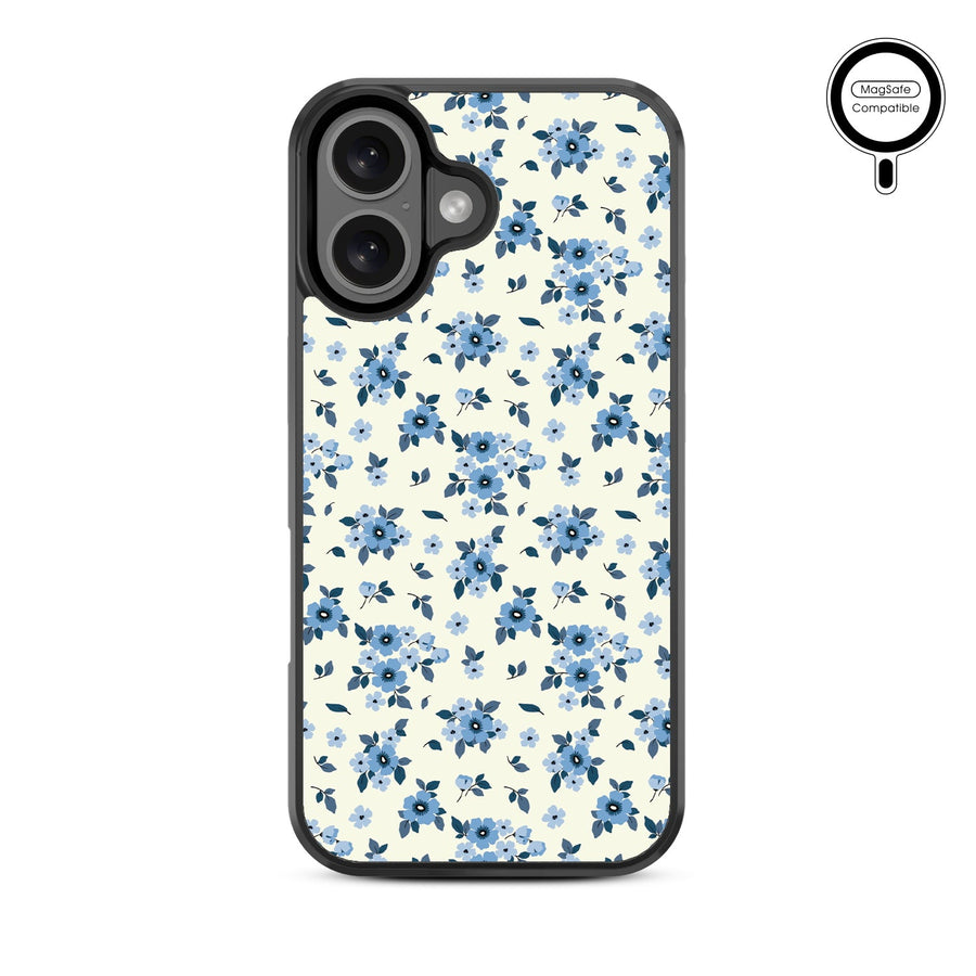 MyBat Design Lab Series MagSafe Case for Apple iPhone 16 - Porcelain Petals