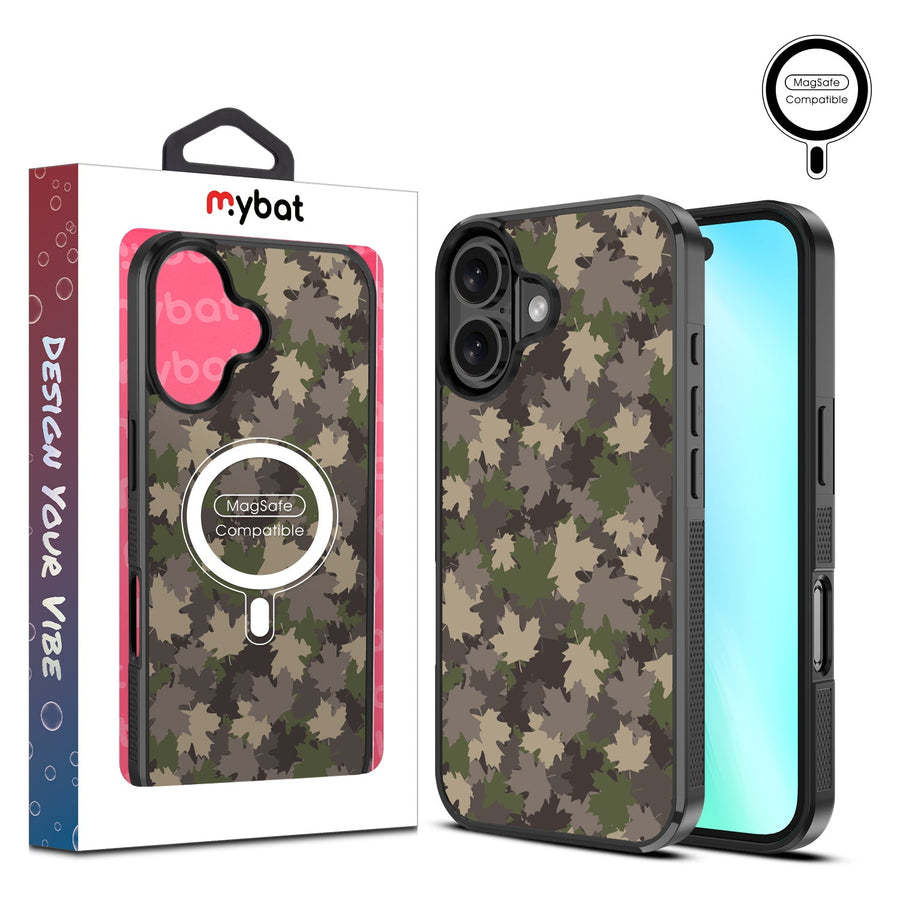 MyBat Design Lab Series MagSafe Case for Apple iPhone 16 - Leaf Camo