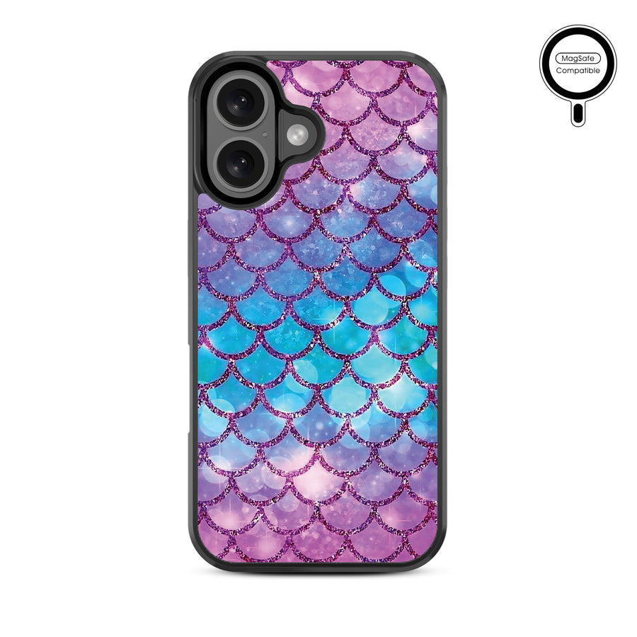 MyBat Design Lab Series MagSafe Case for Apple iPhone 16 - Mermaid Scales - MIP16CSLESMSM458-3.jpg