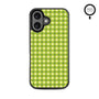 MyBat Design Lab Series MagSafe Case for Apple iPhone 16 - Green Gingham - MIP16CSLESMSM476-3.jpg