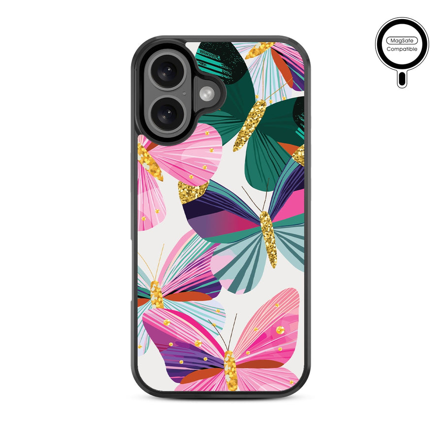 MyBat Design Lab Series MagSafe Case for Apple iPhone 16 - Bright Flutter