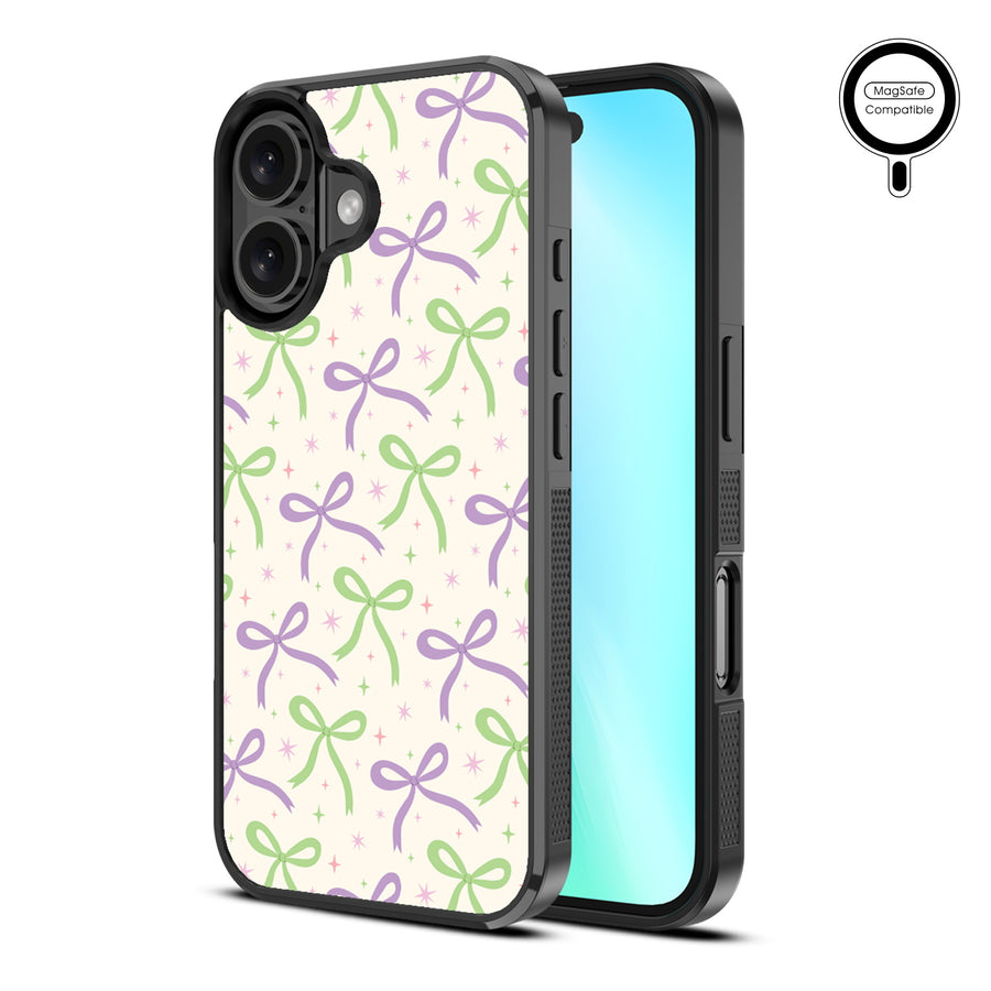 MyBat Design Lab Series MagSafe Case for Apple iPhone 16 - Blooming Bows - MIP16CSLESMSM493-2.jpg