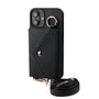 MyBat Posh Crossbody Wallet Case for Apple iPhone 16 - Black - MIP16CSLESS371-2.jpg