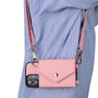 MyBat Posh Crossbody Wallet Case for Apple iPhone 16 - Pink - MIP16CSLESS372-3.jpg