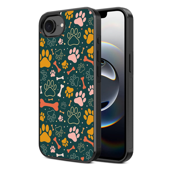 MyBat Design Lab Series Case for Apple iPhone 17e / 16e - Paw Prints & Bones - MIP16ECSLESM003-2.jpg